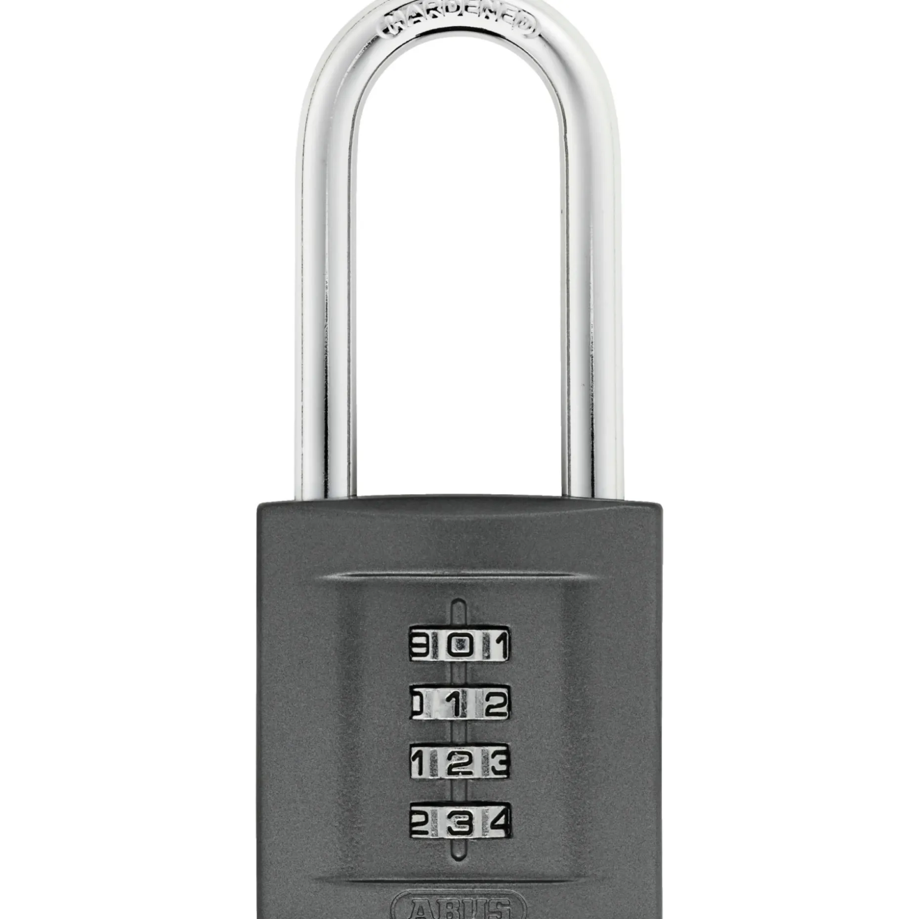 ABUS KODEHÆNGELÅS 158/50 HB50 HÆNGELÅS 121X52X57 MM GRÅ 1 STK