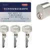 ABUS NX21 N1L457-2 CYLINDERRING NIKKEL SÆT