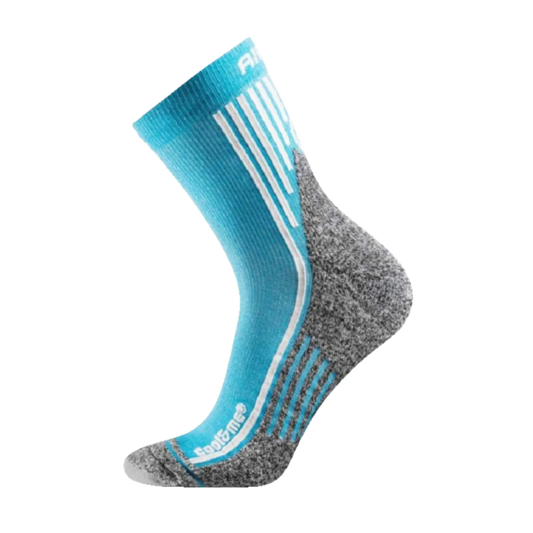 AIRTOX ABSOLUTE 1 STRØMPE SORT/NEONGUL/TURKIS 40-42
