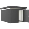 BIOHORT CASANOVA CASANOVA REDSKABSRUM MØRKEGRÅ METALLIC 14,19 M2