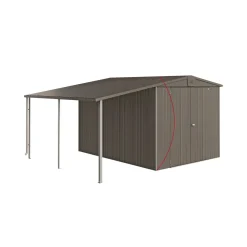 BIOHORT EUROPA STR. 6 REDSKABSRUM KVARTSGRÅ METALLIC 7,32 M2