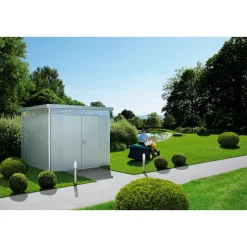 BIOHORT HIGHLINE H5 REDSKABSRUM SØLV METALLIC 8,66 M2