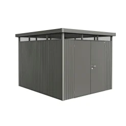 BIOHORT HIGHLINE H5 REDSKABSRUM KVARTSGRÅ METALLIC 8,66 M2