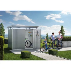 BIOHORT HIGHLINE H5 REDSKABSRUM KVARTSGRÅ METALLIC 8,66 M2