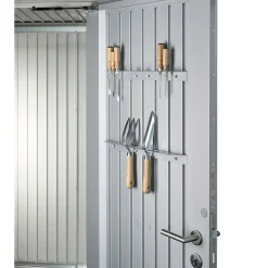 BIOHORT PANORAMA P1 REDSKABSRUM SØLV METALLIC 4,31 M2