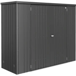 BIOHORT REDSKABSRUM STR. 230 REDSKABSRUM MØRKEGRÅ METALLIC 1,91 M2