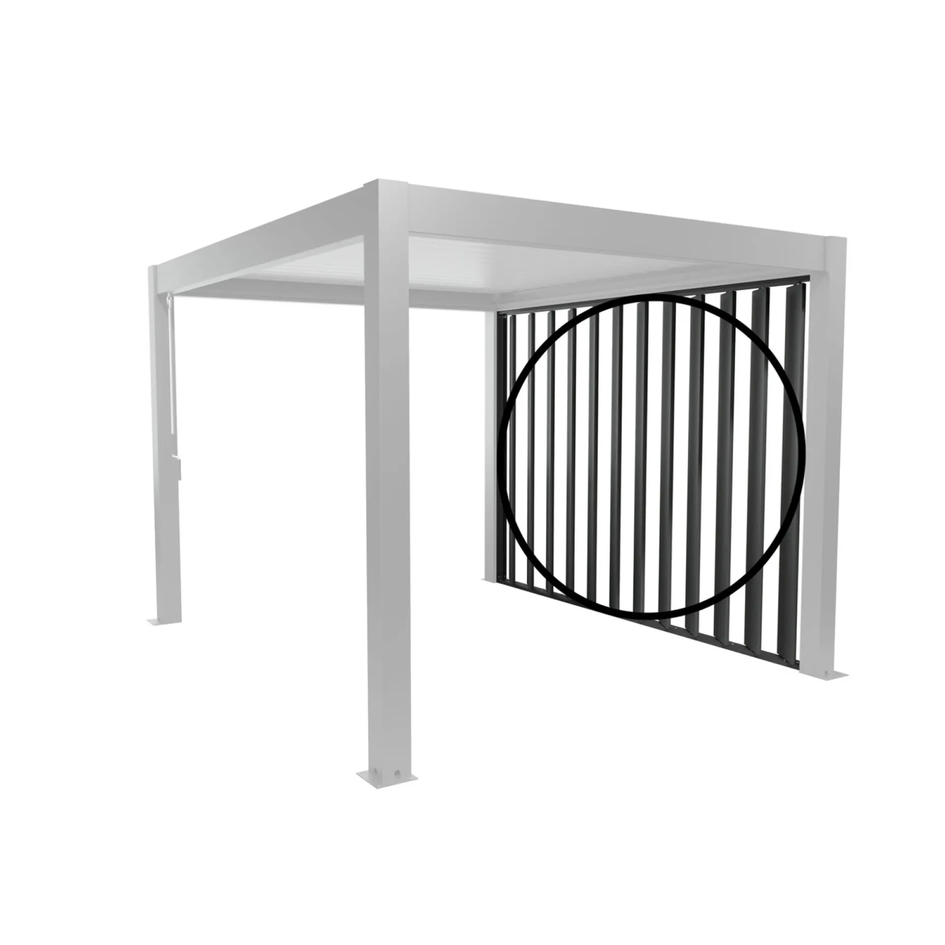 BIOHORT SIDEVÆG PERGOLA 2.35 X 3.27 M