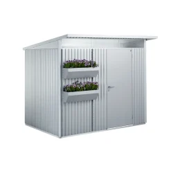 BIOHORT SØLV METALLIC BLOMSTERKASSE
