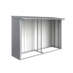 BIOHORT WOODSTOCK 300 BAGVÆG SØLV METAL 0,41 M2