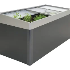 BIOHORT 2X1 MISTBÆNK MØRKEGRÅ METALLIC