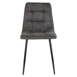 BOLIGINTERIØR CLARA SPISESTOL MØRKEGRÅ 86 X 44 X 55 CM