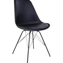 BOLIGINTERIØR ELLA SPISESTOL SORT 86 X 48 X 55 CM