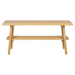 BOLIGINTERIØR ELVA BÆNK NATUR 70 X 28 CM