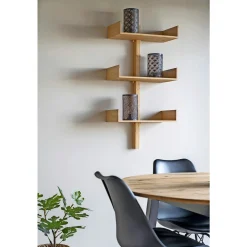 BOLIGINTERIØR HYLDE BAMBUS 108 X 50 X 25 CM
