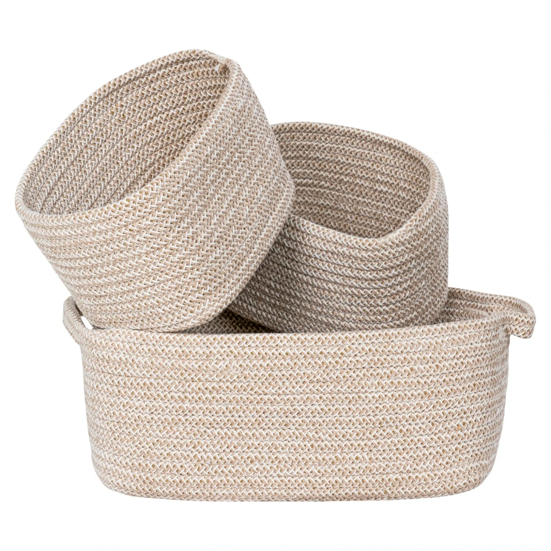 BOLIGINTERIØR KURVESÆT BEIGE H11/H13 CM