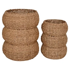 BOLIGINTERIØR KURVESÆT NATUR H35/H45 CM