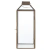 BOLIGINTERIØR LANTERNE H 35 CM ANTIK MESSING LOOK