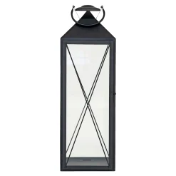BOLIGINTERIØR LANTERNE H70 CM SORT