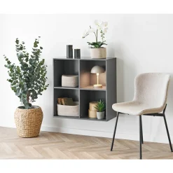BOLIGINTERIØR LAURA SPISESTOL BEIGE/SORT 83 X 48 X 59 CM