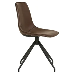 BOLIGINTERIØR LEA SPISESTOL BRUN/SORT 86 X 48 X 56 CM