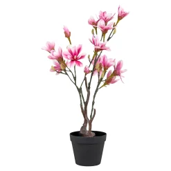 BOLIGINTERIØR MAGNOLIATRÆ KUNSTIG PLANTE 75 CM