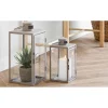 BOLIGINTERIØR METAL LANTERNESÆT H25/H35 CM BEIGE