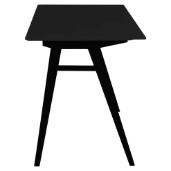 BOLIGINTERIØR SKRIVEBORD SORT 60 X 120 CM