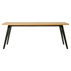 BOLIGINTERIØR SPISEBORD SILDEBENSMØNSTER NATUR 90 X 200 CM