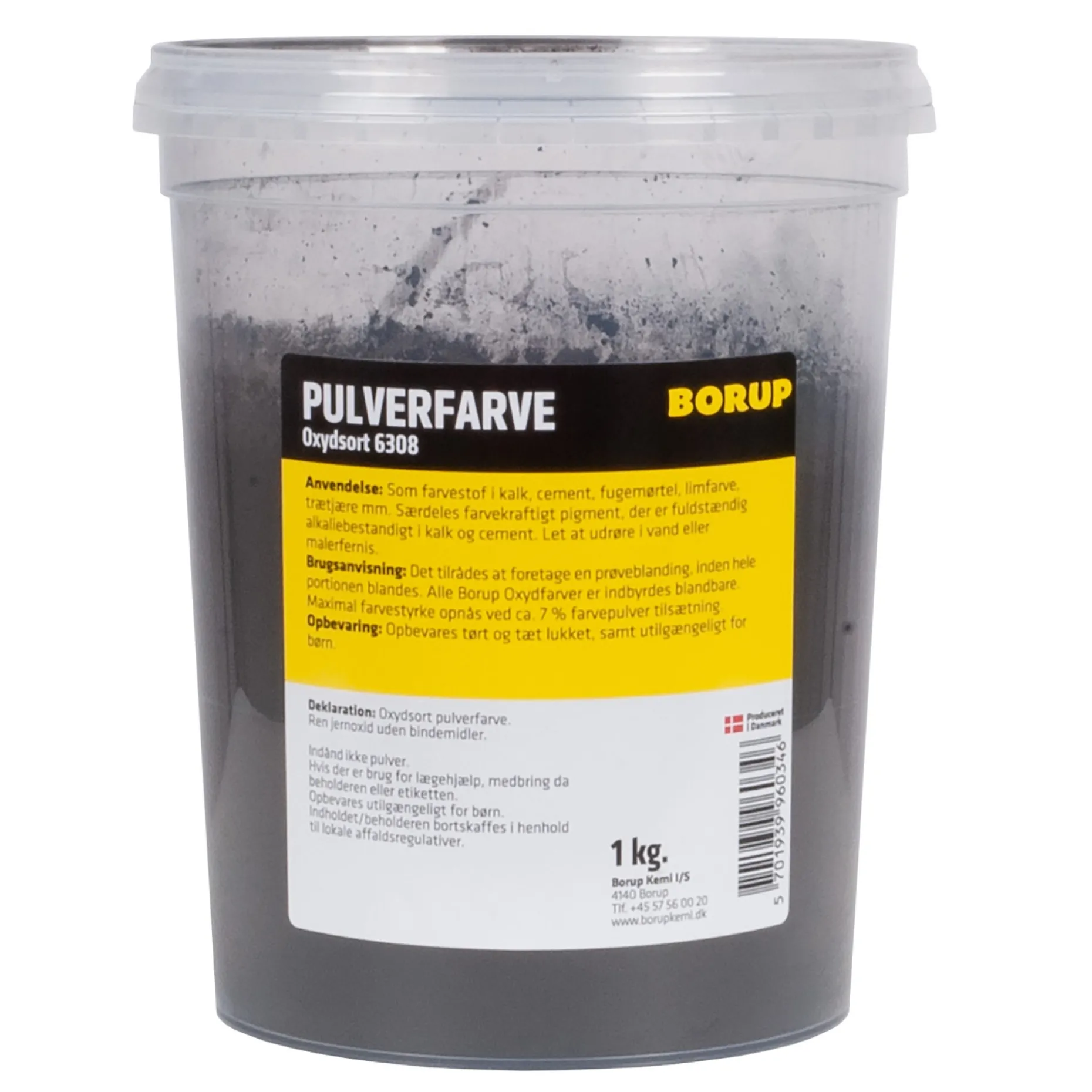 BORUP 6308 OXYDFARVE 1 KG SORT