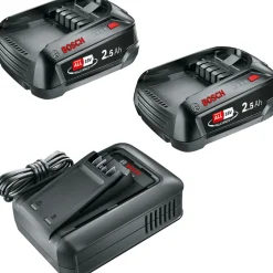 BOSCH 1600A031T5 BATTERI OG LADER 18V 2,5 AH