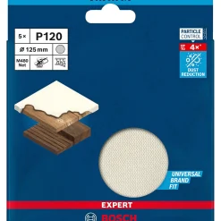 BOSCH EXPERT M480 MELLEM SLIBERONDEL Ø125 MM 120 5 STK