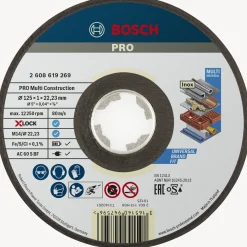 BOSCH MULTICONSTRUCTION XL SKÆRESKIVE 125MM 1 STK
