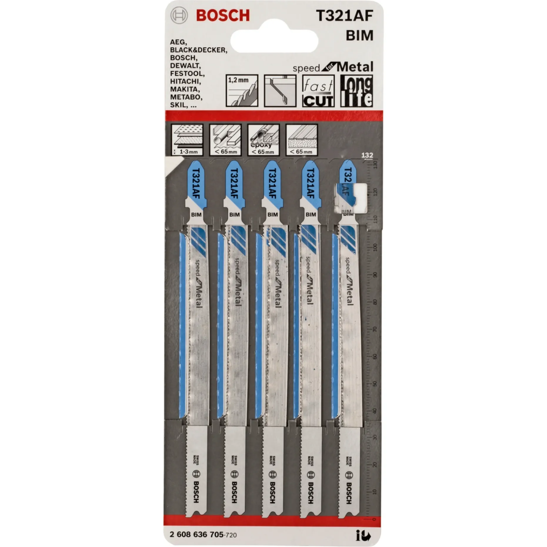 BOSCH PRO STIKSAVSKLINGE 5 STK