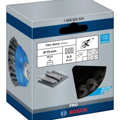 BOSCH STÅL STÅLKOPBØRSTE 75 MM