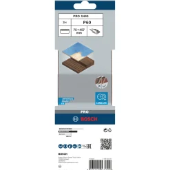 BOSCH X440 75X457MM SLIBEBÅND 60 3 STK