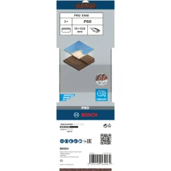 BOSCH X440 75X533MM SLIBEBÅND 60 3 STK