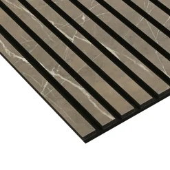 BY VENØ AKUSTIKPANEL MARMOR BRUN 20 X 600 X 2400 MM