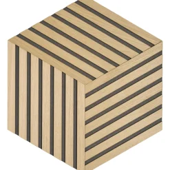 BY VENØ RHOMBE DEKORATIONSPANEL UBEHANDLET EG 10 X 267 X 460 MM