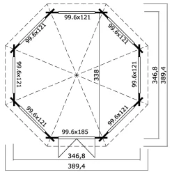 BYGNORDIC HELLA PAVILLON 9,46 M2