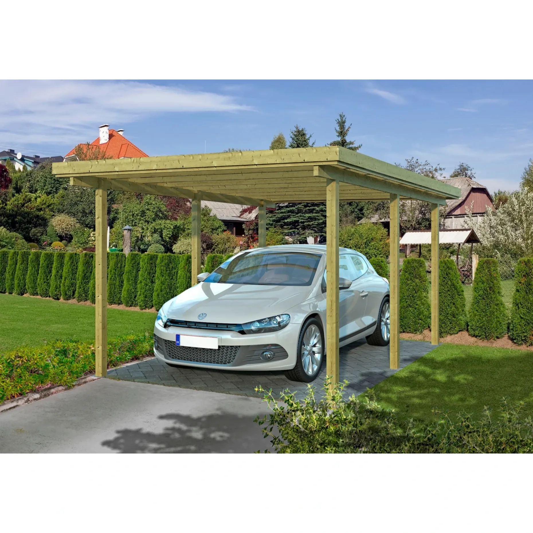 BYG-SELV LYNGE 1.0 CARPORT 15 M²