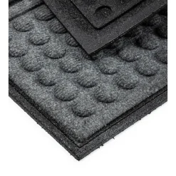 CLEAN CARPET CLEAN ECO RASPADOR SMUDSMÅTTE 45X75 GRÅ / SORT