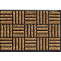 CLEAN CARPET GUMMIMÅTTE DØRMÅTTE 40X60 NATUR/SORT