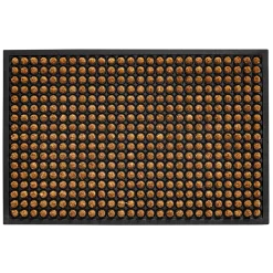 CLEAN CARPET RUBCO DØRMÅTTE 40 X 60 CM SORT/NATUR