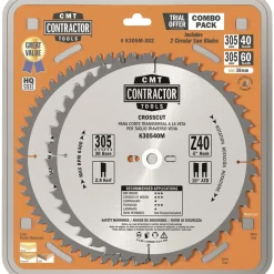CMT Z40-60 W C RUNDSAVKLINGESÆT 305X30 MM