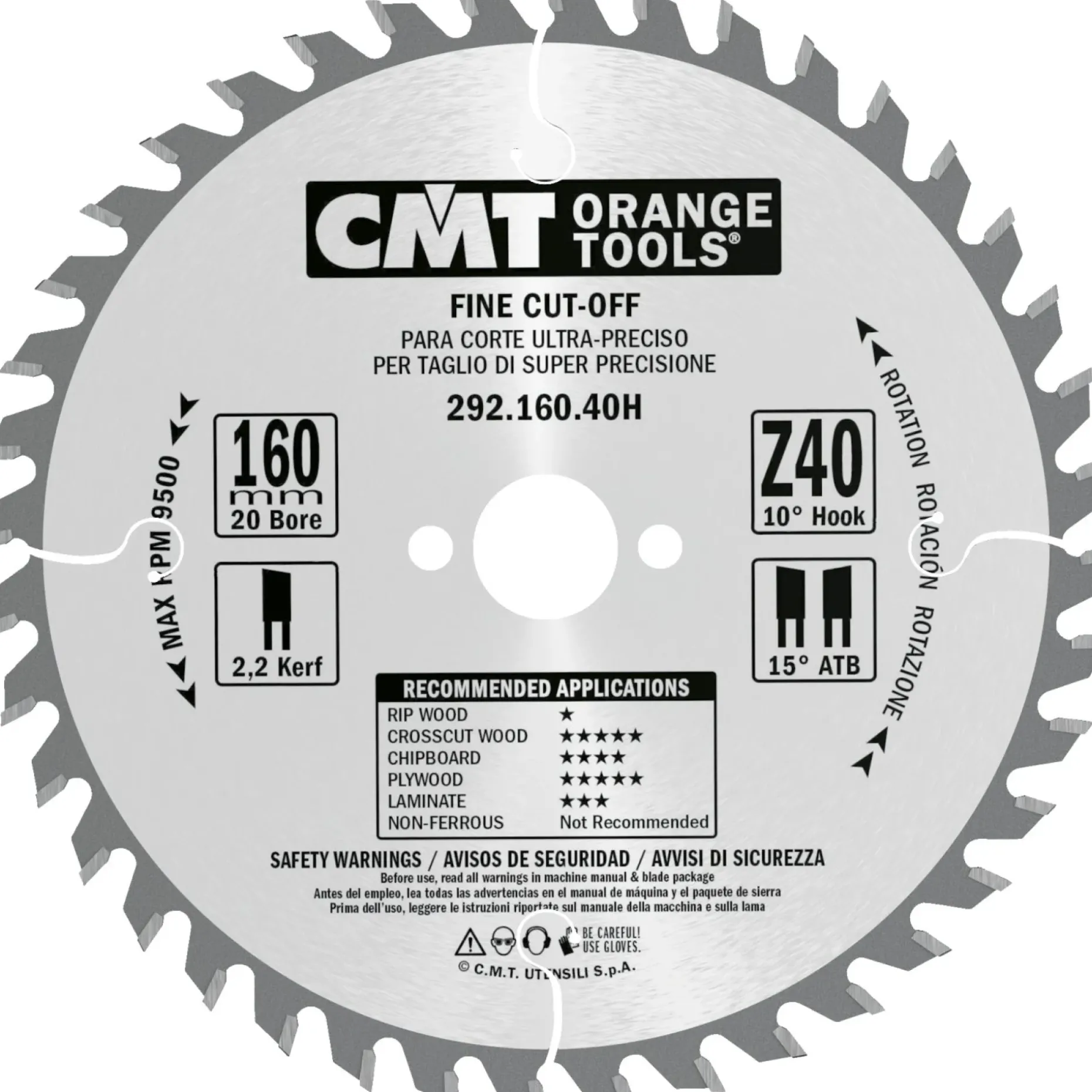 CMT Z64W NEG RUNDSAVKLINGE 216X2,8X30 MM