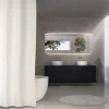 DEBEL UNI BADEFORHÆNG HVID 120 X 200