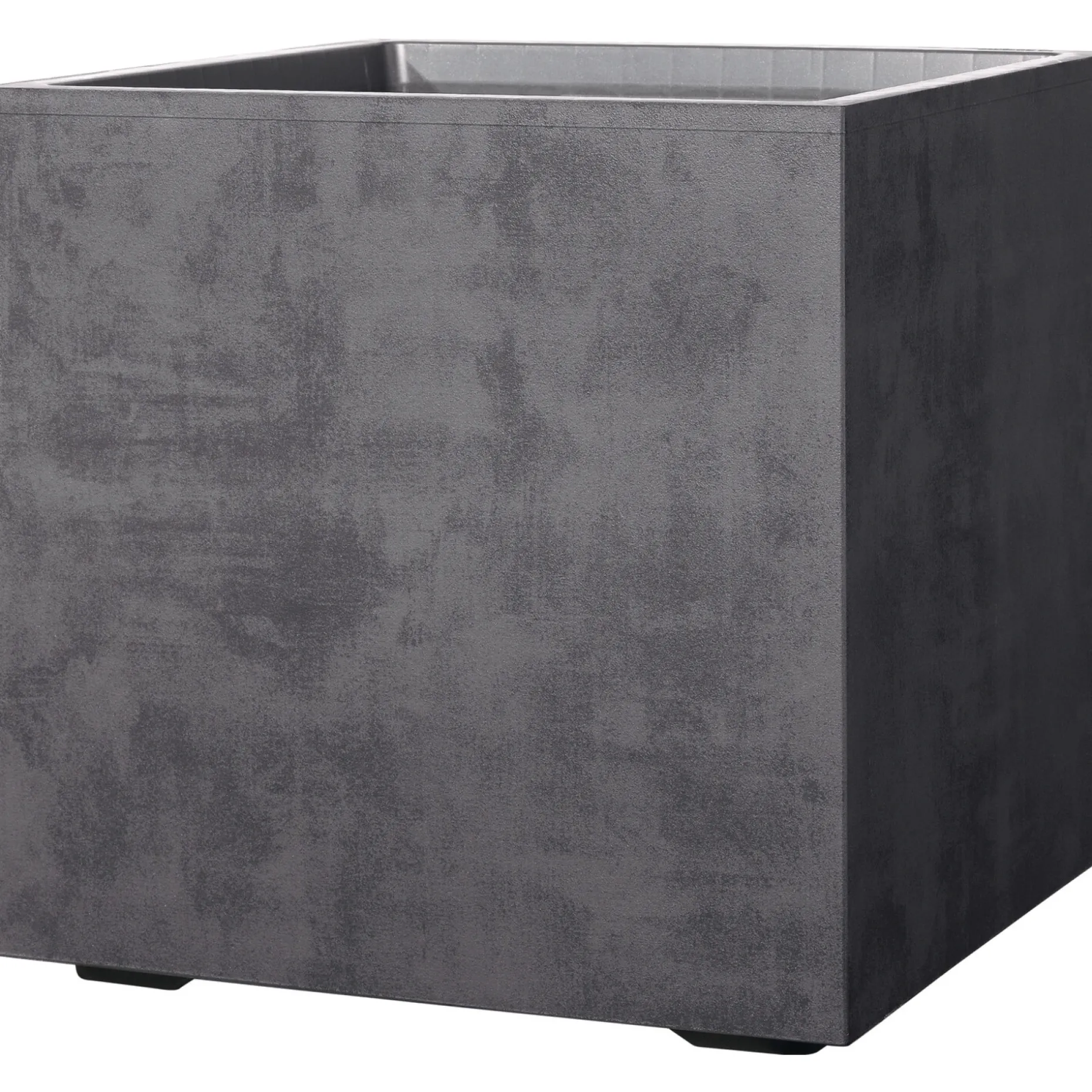DEROMA MILLENIUM 208-620 PLANTEKASSE PLASTIK ANTRACITGRÅ 49X49X49CM