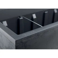 DEROMA MILLENIUM 208-611 PLANTEKASSE PLASTIK ANTRACITGRÅ L99 CM