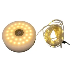 DET GAMLE APOTEK LYSKÆDE 100 LED I STRIP, 30 LED I LAMPE 11 CM
