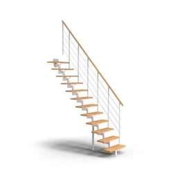 DOLLE BOSTON PLADSBESP. TRAPPE HVID EG SHAPE 6 GELÆNDER 11 TRIN